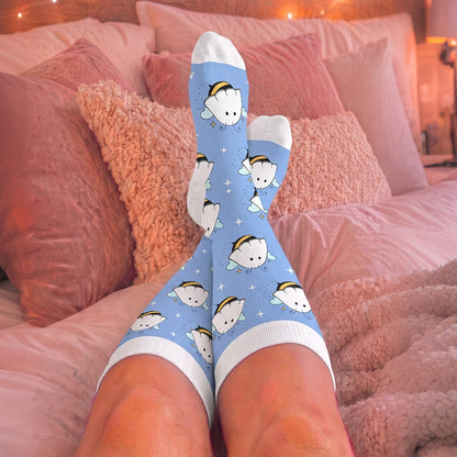 Plus Size Ghost Moon Compression Socks - image 2
