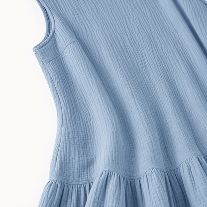 Sleeveless A-Line Midi Dress - image 7