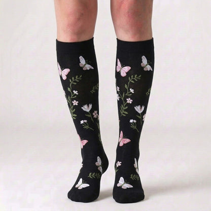 Butterfly Dragonfly Compression Socks(3 Pairs) - image 3