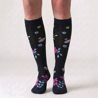Butterfly Dragonfly Compression Socks(3 Pairs) - image 1