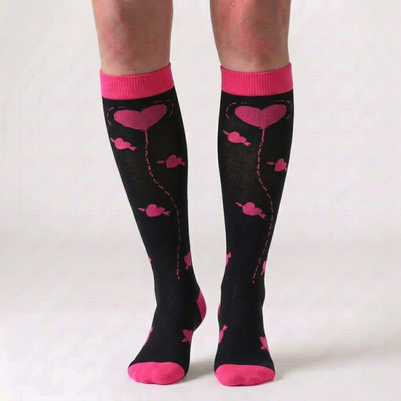 Red Lips Compression Socks(5 Pairs) - image 1