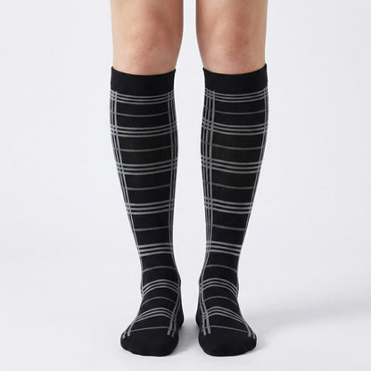 Wave Grid Compression Socks(3 Pairs) - image 1