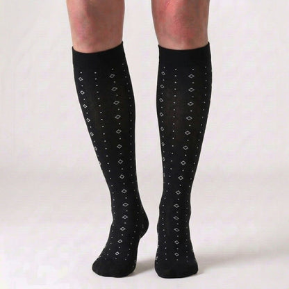 Wave Grid Compression Socks(3 Pairs) - image 2