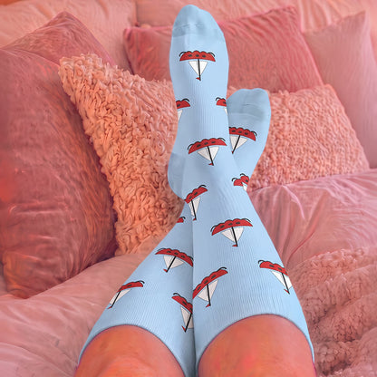 Plus Size Paw Print Compression Socks - image 3
