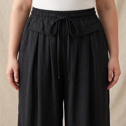 Soft Stretch Wide Leg Casual Pants - image 12