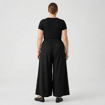 Soft Stretch Wide Leg Casual Pants - image 11