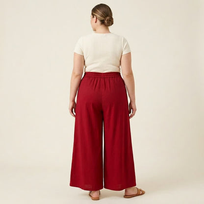 Soft Stretch Wide Leg Casual Pants - image 8