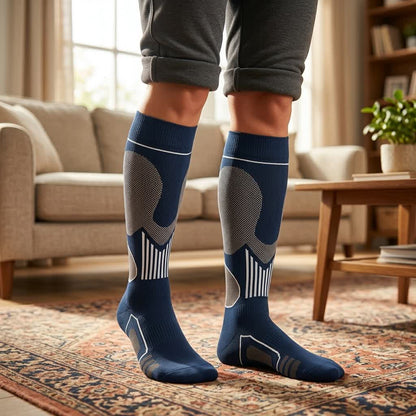 Plus Size Contrast Sport Compression Socks - image 3