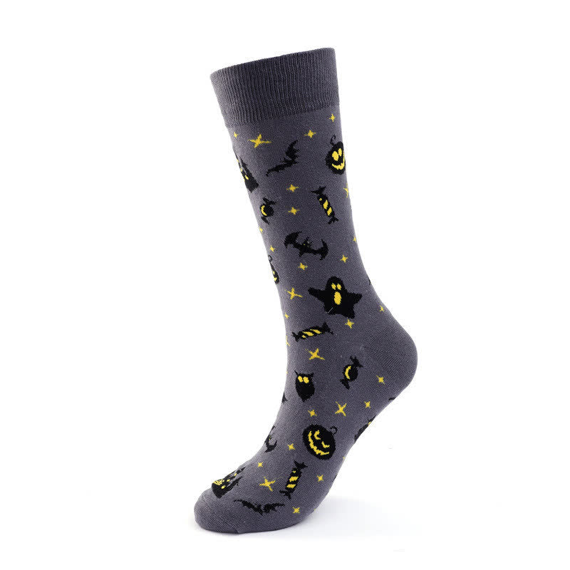 Halloween Fun Quarter Socks (5 Pairs) - E - EU36-43 (US3-9) - image 1