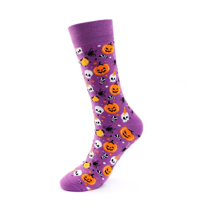 Halloween Party Quarter Socks (5 Pairs) - D - EU36-43 (US3-9) - image 4