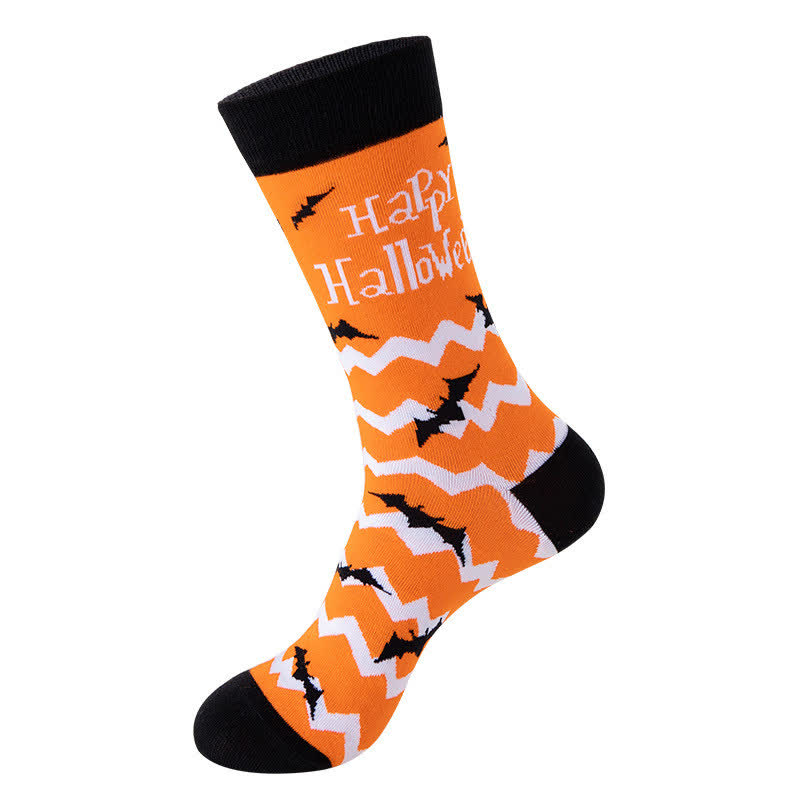 Halloween Moon Witch Crew Socks (4 Pairs) - B - EU36-43 (US3-9) - image 2