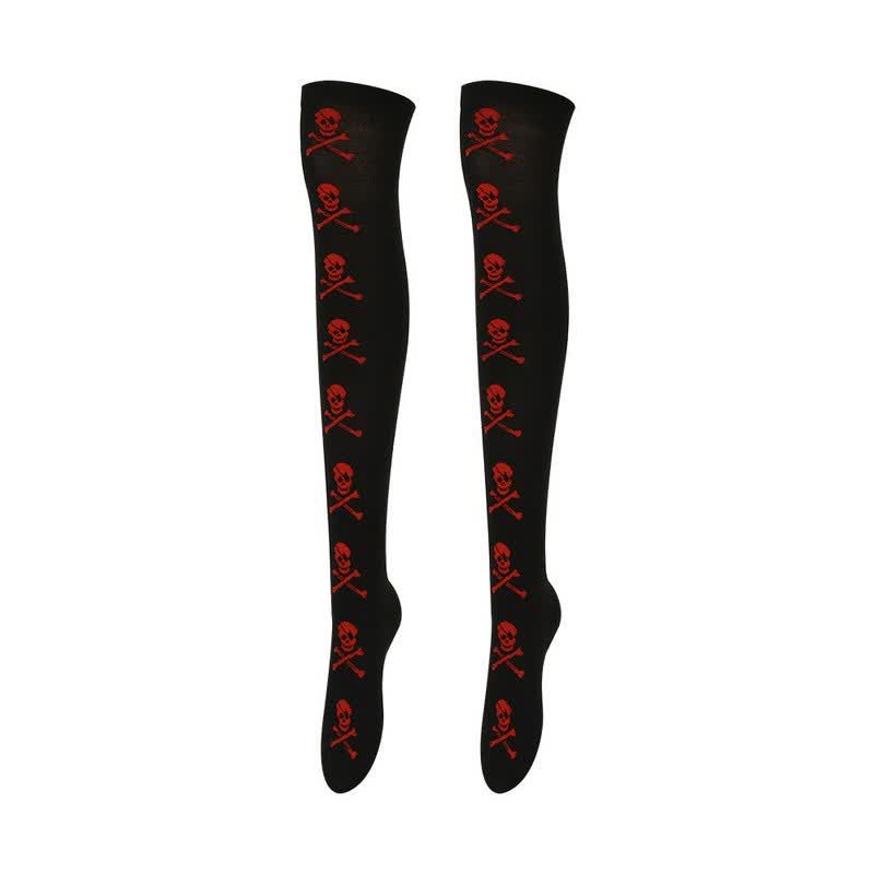 Halloween Fun Over Knee Thigh Socks (4 Pairs) - B - EU36-43 (US3-9) - image 2