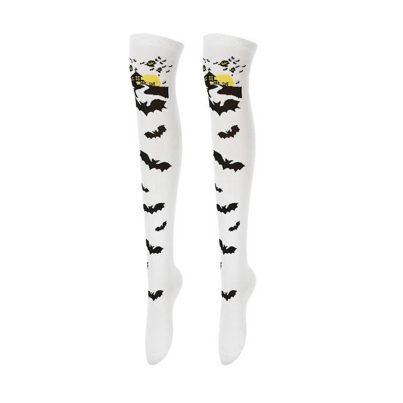 Halloween Party Over Knee Thigh Socks (4 Pairs) - B - EU36-43 (US3-9) - image 2