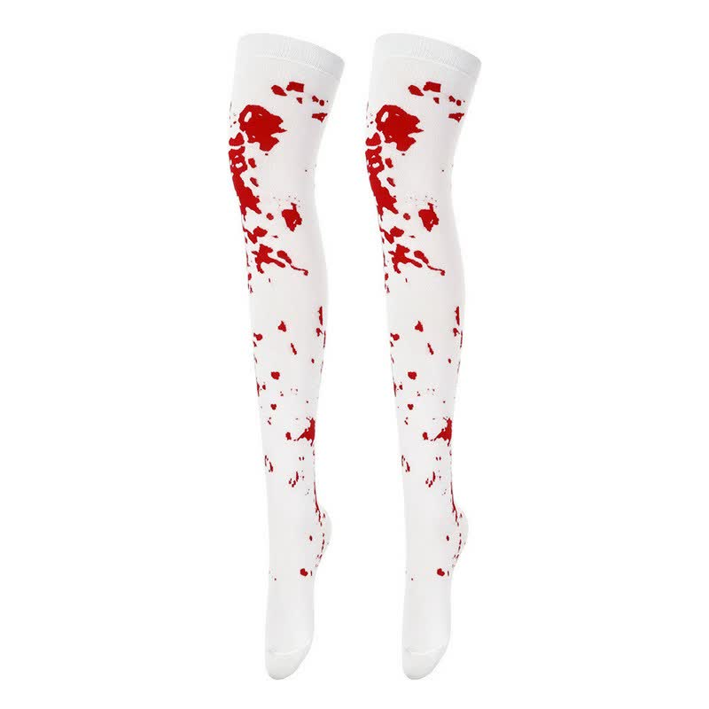 Halloween Bold Over Knee Thigh Socks (6 Pairs) - C - EU36-43 (US3-9) - image 3