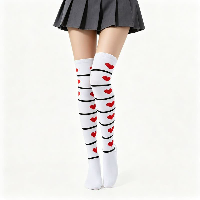 Halloween Bold Over Knee Thigh Socks (6 Pairs) - E - EU36-43 (US3-9) - image 5