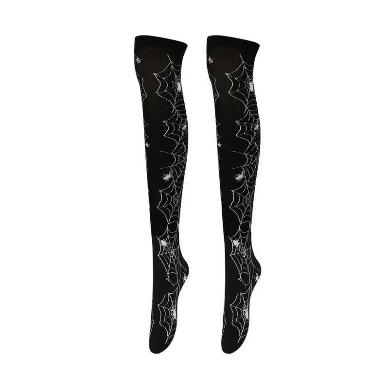 Halloween Bold Over Knee Thigh Socks (6 Pairs) - B - EU36-43 (US3-9) - image 2