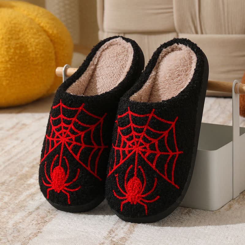Halloween Witch Ghost Lantern Plush House Slippers - D - EU44-45(US9-10) - image 4
