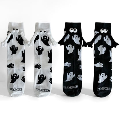 Ghost Magnetic Hand Holding Socks(4 Pairs) - image 1
