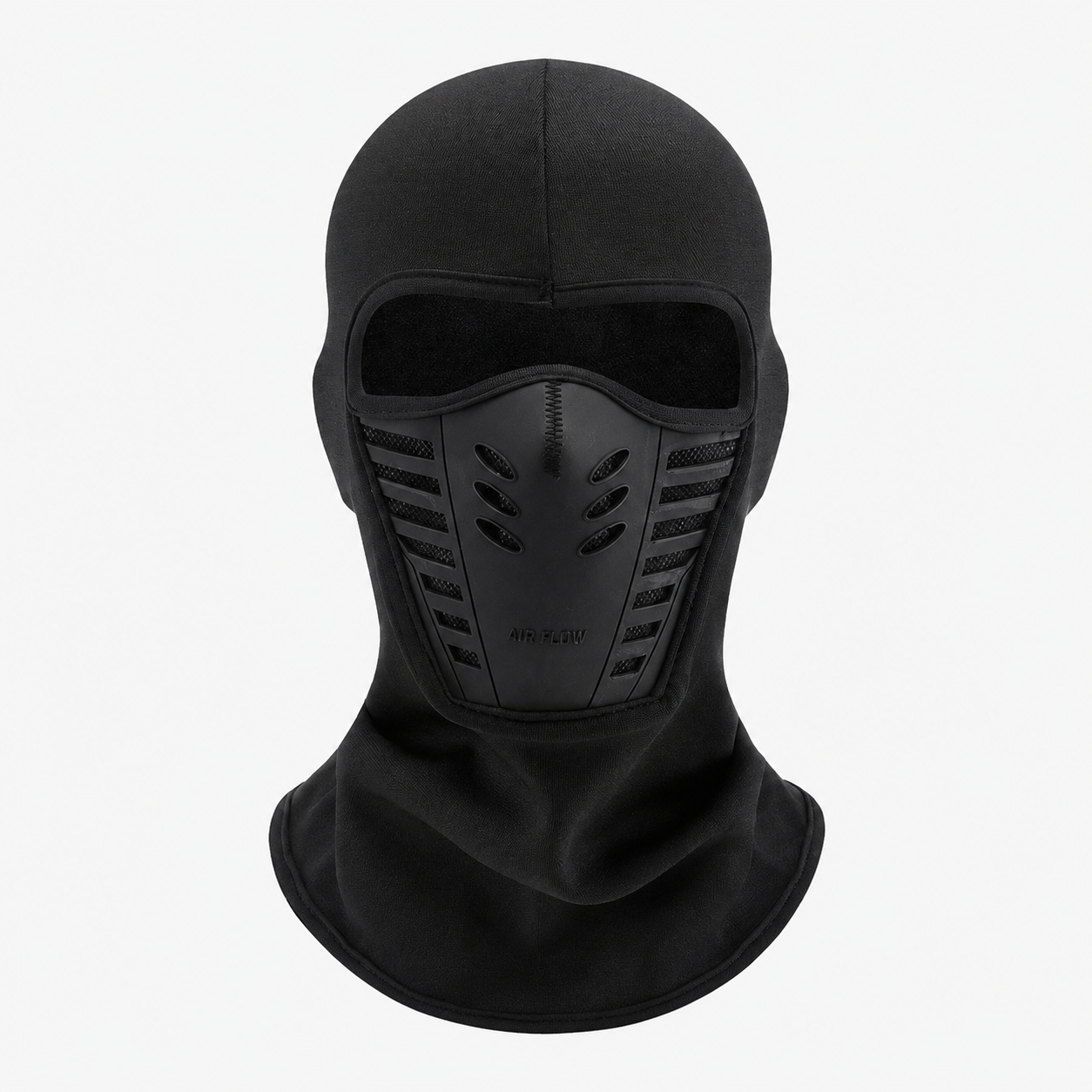 Tactical Fleece Windproof Face Mask - Black - One Size - image 1