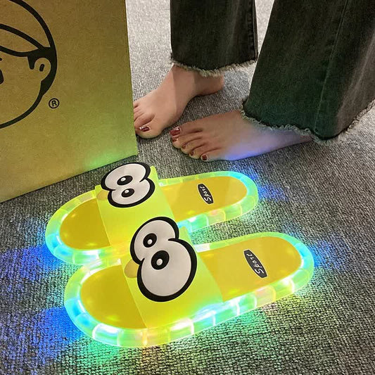 Light Up Jelly Slides - Yellow - Kids EU34–35(3–3.5) - image 0