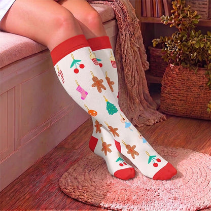 Plus Size Christmas Character Compression Socks - image 3