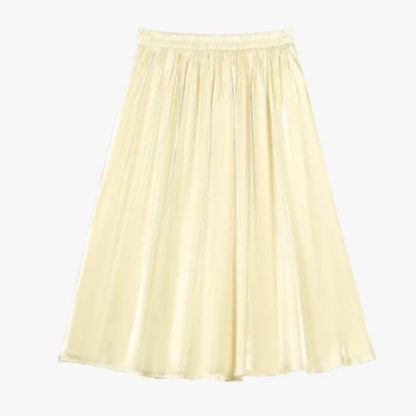 Plus Size Drawstring Top and Flowy Skirt Set - Midi Skirt - 6XL - image 4