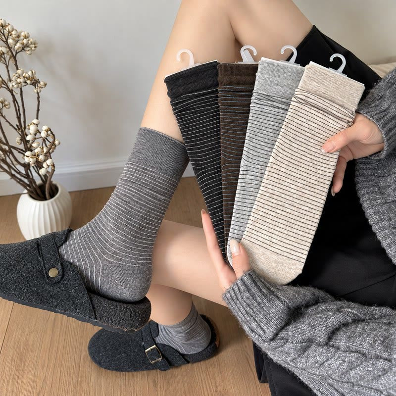 Cotton Ribbed Quarter Socks (4 Pairs) - image 3