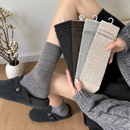 Cotton Ribbed Quarter Socks (4 Pairs) - image 3