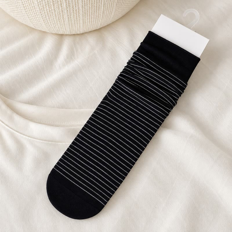 Cotton Ribbed Quarter Socks (4 Pairs) - Black - EU36-40(US3-7) - image 9