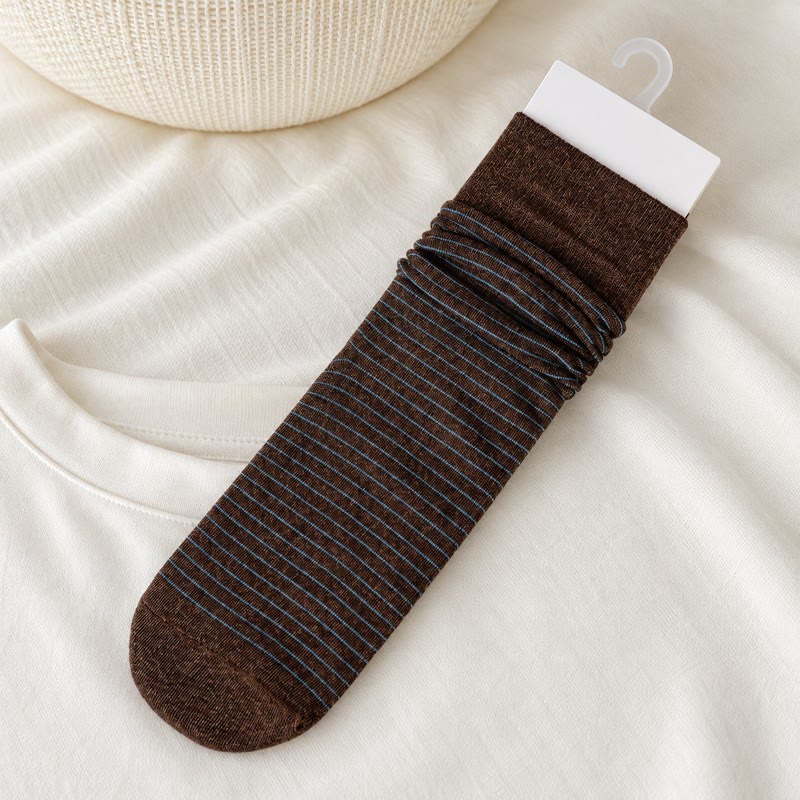 Cotton Ribbed Quarter Socks (4 Pairs) - Coffee - EU36-40(US3-7) - image 10