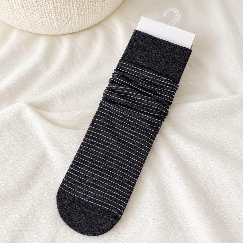 Cotton Ribbed Quarter Socks (4 Pairs) - Dark Grey - EU36-40(US3-7) - image 11