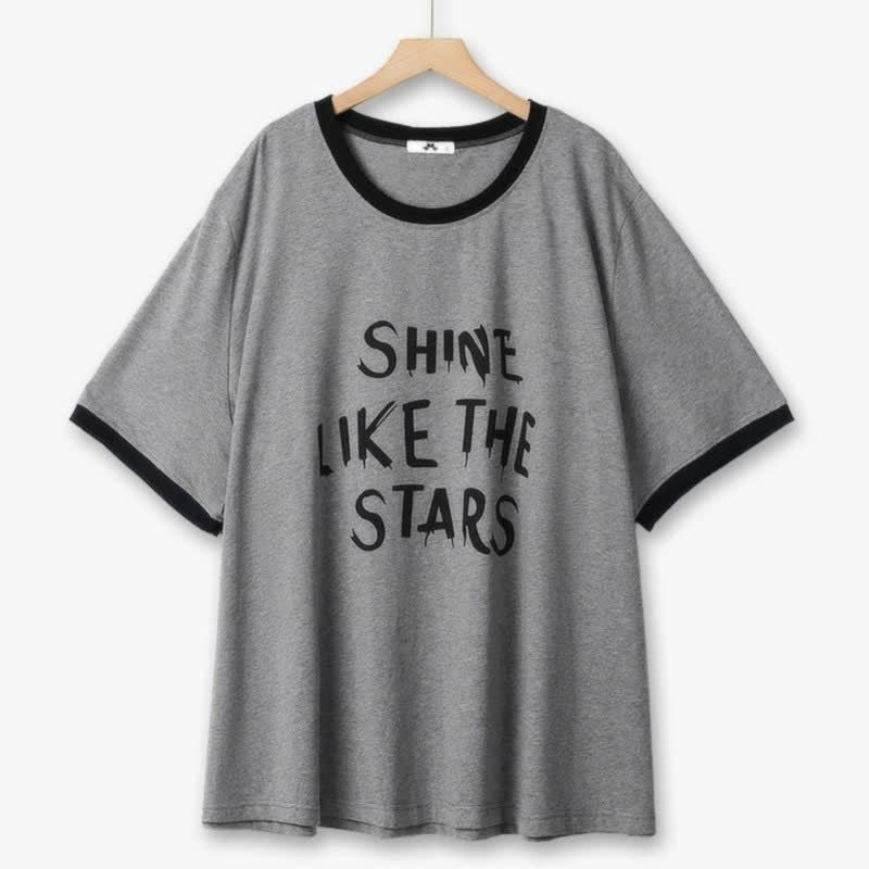 Shine Like the Stars Tee and Printed Skirt Set - Blouse - 6XL - image 1