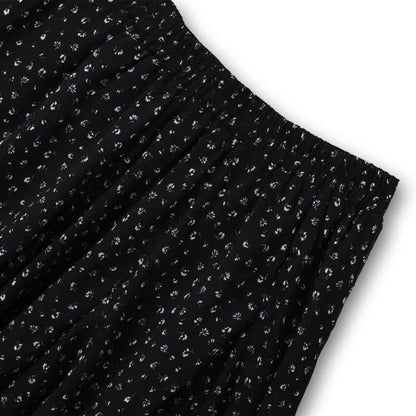 Plus Size Black Ditsy High Waist Skirt Set - image 6