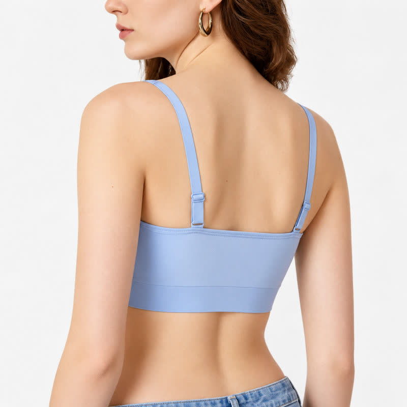 Ruched Seamless Wireless Bra - image 2
