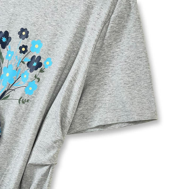 Casual Floral Patchwork Midi Dress - image 3