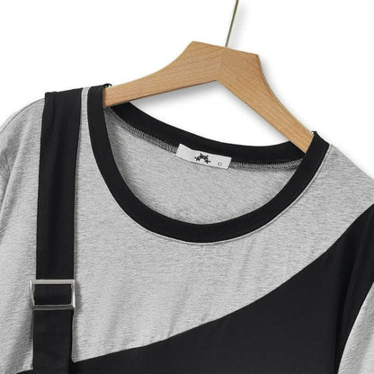 Casual Layered Look Midi Dress - image 2