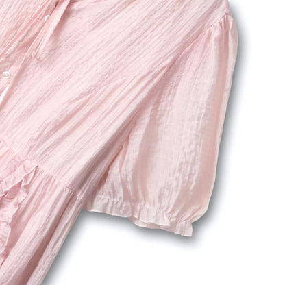 Plus Size Ruffle Tie Midi Dress - image 4