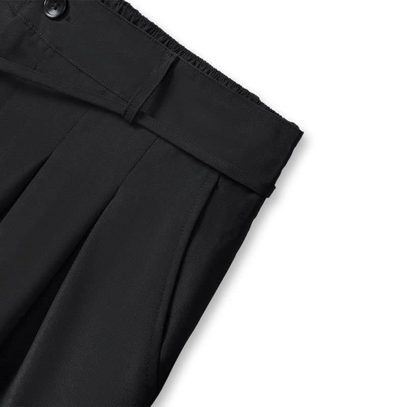 Black Drawstring Wide Leg Pants - image 2