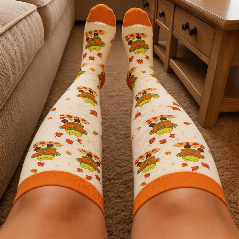 Plus Size Autumn Animal Compression Socks - image 2