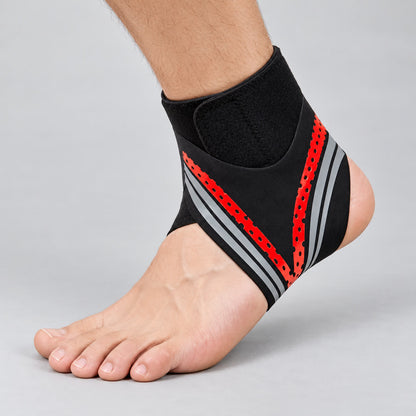 Breathable Knit Compression Ankle Brace - Orange - One Size - image 1
