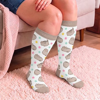 Plus Size Cute Cat Rabbit Compression Socks - image 1