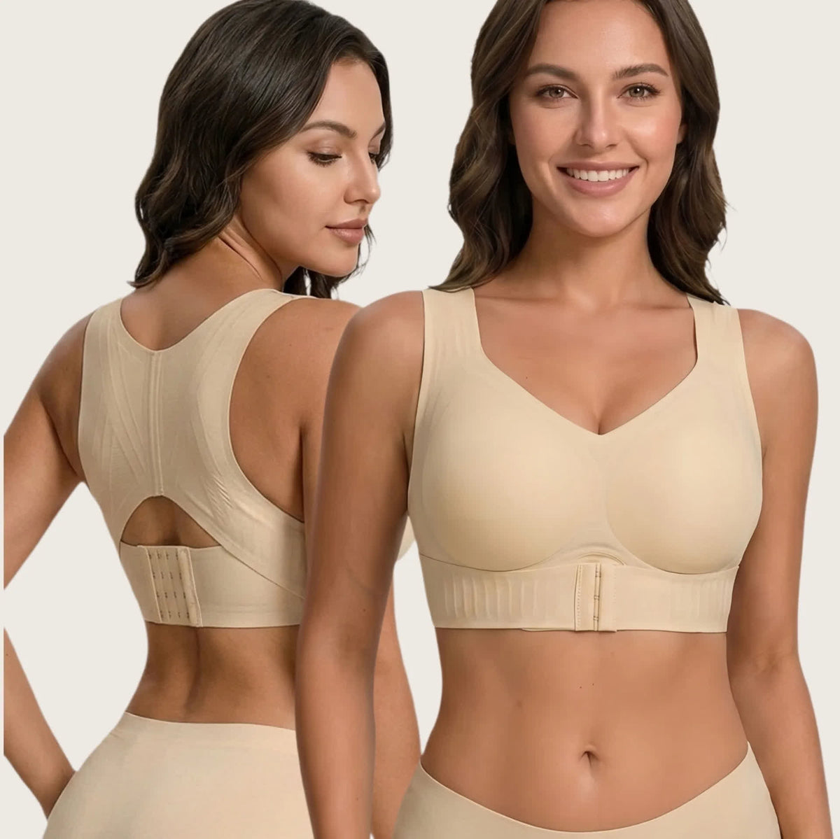 Seamless Back Smoothing  Wireless Bra - image 0