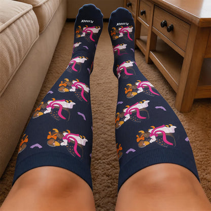 Plus Size Party Pup Cat Dog Compression Socks - image 3