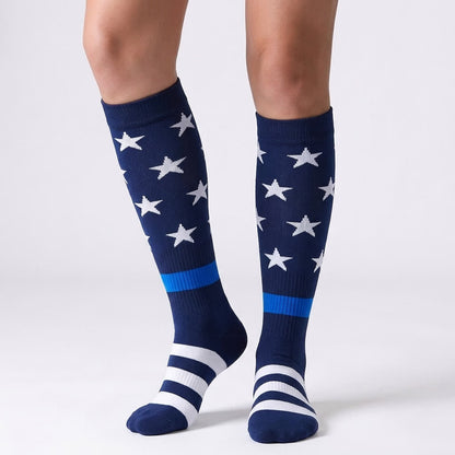 American Flag Compression Socks(6 Pairs) - Blue - S/M - image 16
