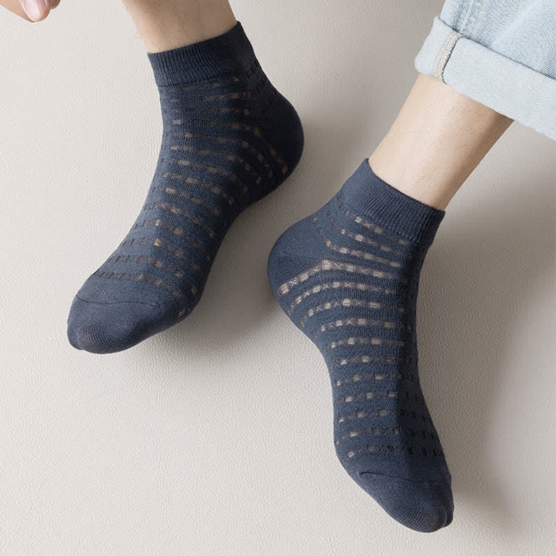 Hollow Mesh Ankle Socks(7 Pairs) - image 6