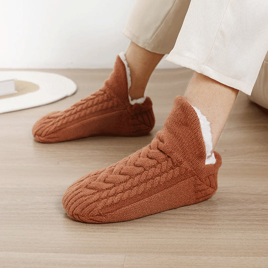 Plus Size Anti Slip Slipper Socks(2 Pairs)