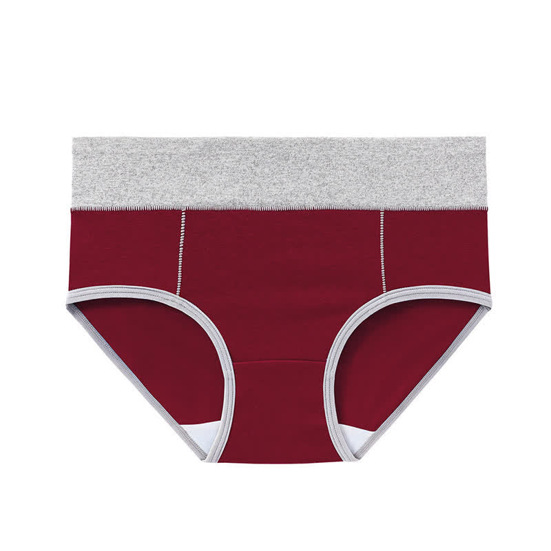 High-Waisted Cotton Antibacterial Panty(5 Pairs) - image 12
