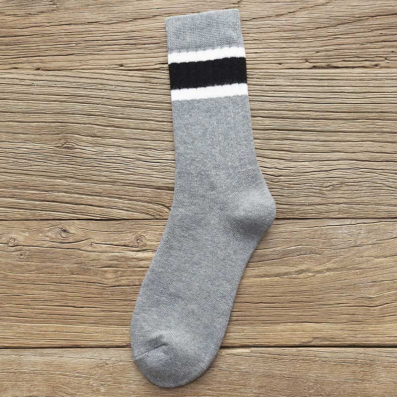 Plus Size Warm Breathable Quarter Socks(8 Pairs) - Light Gray - EU37-45(US4-11) - image 8