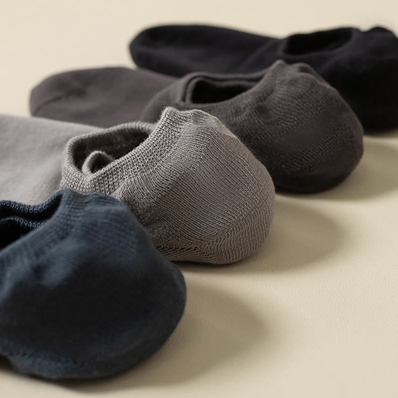 Plus Size Non-Slip No Show Socks(5 Pairs)