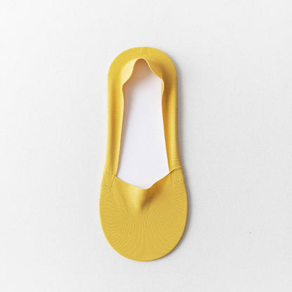 Unisex Deep Mouth Boat Socks(5 Pairs) - Yellow - EU35-38(US5-7) - image 18